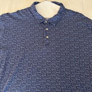 Lot of four men’s golf polo shirts, like new Peter Millar